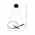 Lampa wisząca CAPPIO 36W LED czarny