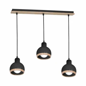 Lampa wisząca OVAL 3xE27 czarny