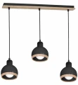 Lampa wisząca OVAL 3xE27 czarny