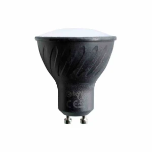 Żarówka LED 6W GU10, Barwa ciepła czarny