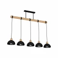 Lampa wisząca ERIK 5xE27 czarny