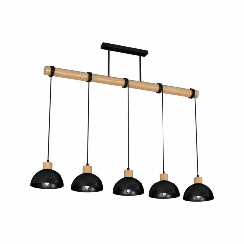Lampa wisząca ERIK 5xE27 czarny