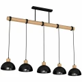 Lampa wisząca ERIK 5xE27 czarny