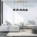 Lampa wisząca ERIK 5xE27 czarny