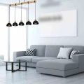 Lampa wisząca ERIK 5xE27 czarny