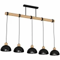 Lampa wisząca ERIK 5xE27 czarny