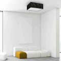 Plafon SENSO kwadrat czarno/złoty 3xE27 szer.50cm