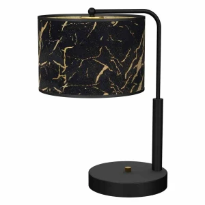 Lampa stołowa SENSO 1xE27 czarno/złoty