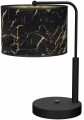 Lampa stołowa SENSO 1xE27 czarno/złoty