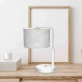 Lampa stołowa SENSO 1xE27 biało/złoty