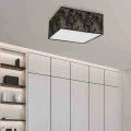 Plafon SATINO czarny 2xE27 szer.40