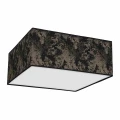 Plafon SATINO czarny 3xE27 szer.50cm