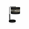 Lampa stołowa ULTIMO 1xE27 czarny