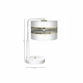 Lampa stołowa ULTIMO 1xE27 biały