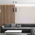 Lampa wisząca SOLO SAWN 1x mini GU10 czarny/drewno