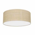 Plafon MARSHALL biały/rattan 2xE27 szer.40cm