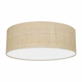 Plafon MARSHALL biały/rattan 3xE27 szer.50cm