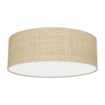 Plafon MARSHALL biały/rattan 3xE27 szer.50cm