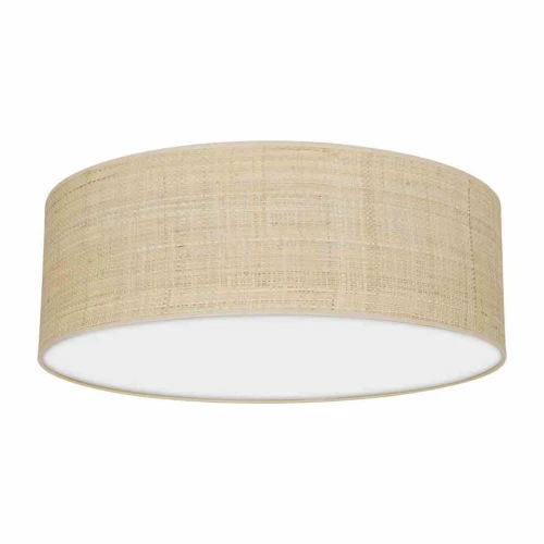 Plafon MARSHALL biały/rattan 3xE27 szer.50cm