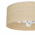 Lampa wisząca MARSHALL 3xE27 biały/rattan