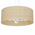 Lampa wisząca MARSHALL 3xE27 biały/rattan