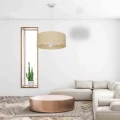 Lampa wisząca MARSHALL 3xE27 biały/rattan
