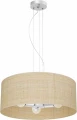 Lampa wisząca MARSHALL 3xE27 biały/rattan