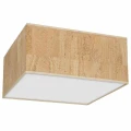Plafon CORK biały 2xE27 szer.40cm