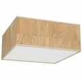 Plafon CORK biały 3xE27 szer.50cm