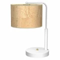 Lampa biurkowa CORK 1xE28 biały