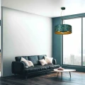 Lampa wisząca ZIGGY 3xE27 złoty/zielony
