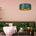 Lampa wisząca ZIGGY 3xE27 złoty/zielony