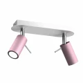 Plafon PRESTON różowy/biały 2x mini GU10 GU10 24cm