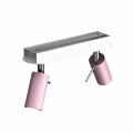 Plafon PRESTON różowy/biały 2x mini GU10 GU10 24cm