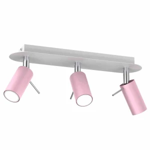 Plafon PRESTON różowy/biały 3x mini GU10 GU10 34cm