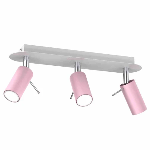 Plafon PRESTON różowy/biały 3x mini GU10 GU10 34cm