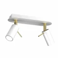 Plafon PRESTON biało/złoty 2x mini GU10 GU10 24cm