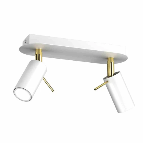 Plafon PRESTON biało/złoty 2x mini GU10 GU10 24cm