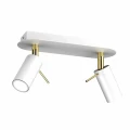 Plafon PRESTON biało/złoty 2x mini GU10 GU10 24cm