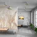 Lampa wisząca FELIX 1xE27 biało/złoty