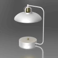 Lampa biurkowa FELIX 1xE27 biało/złoty