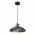 Lampa wisząca FELIX 1xE27 Granatowy/złoty