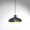Lampa wisząca FELIX 1xE27 Granatowy/złoty