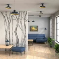 Lampa wisząca FELIX 1xE27 Granatowy/złoty