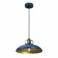 Lampa wisząca FELIX 1xE27 Granatowy/złoty