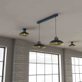 Lampa wisząca FELIX 2xE27 Granatowy/złoty