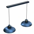 Lampa wisząca FELIX 2xE27 Granatowy/złoty