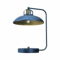 Lampa biurkowa FELIX 1xE27 granatowo/złota