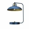 Lampa biurkowa FELIX 1xE27 granatowo/złota