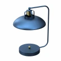 Lampa biurkowa FELIX 1xE27 granatowo/złota
